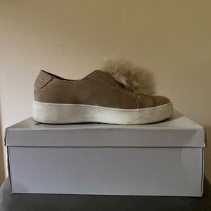 STEVE MADDEN fur sneakers